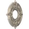 Ekena Millwork Attica PVC Medallion (Canopies up to 4 1/8"), 10"OD x 3 1/2"ID x 3/4"P, Metallic Silver Metallic CMP10ATCSV - alternate 4